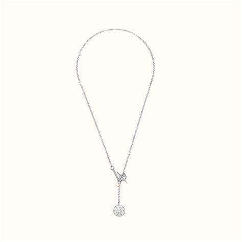 hermes ex-libris necklace|hermes ever chaine necklace.